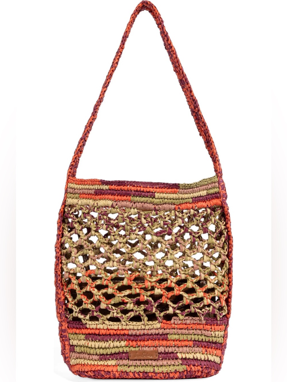 Sam Edelman Remi Raffia Bucket Bag NWT